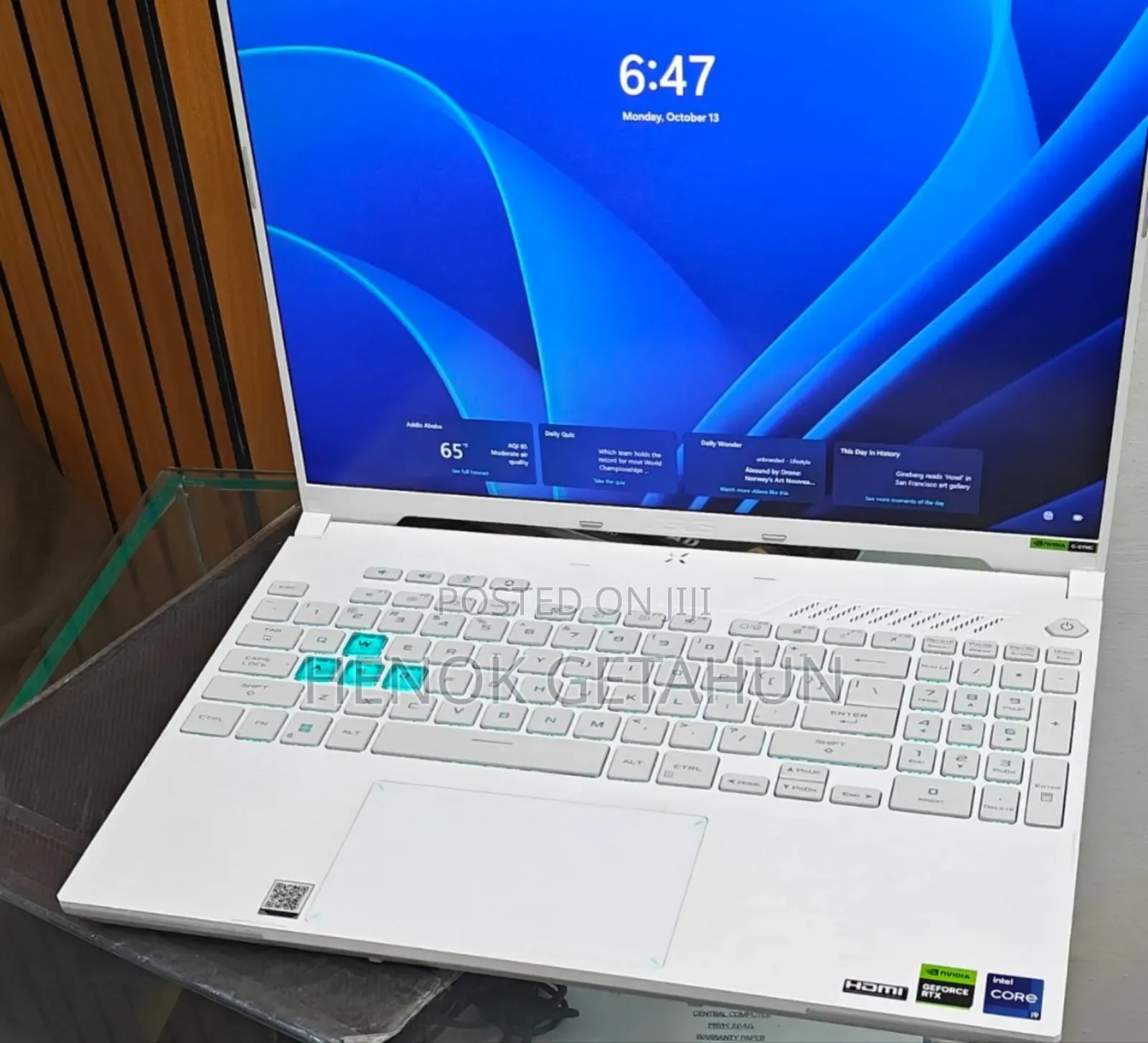 New Laptop Asus TUF Gaming A15 32GB Intel Core I9 SSD 1T