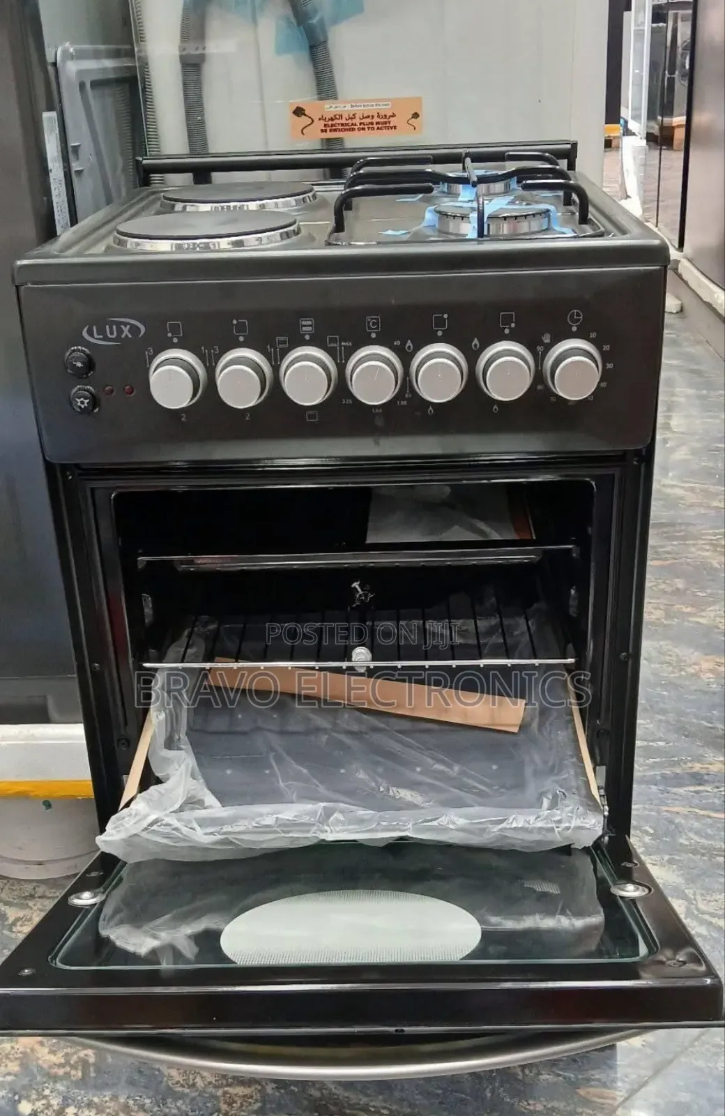 Lux 2 Gas + 2 Electric Oven –Made in Turkey, Built for Quality!