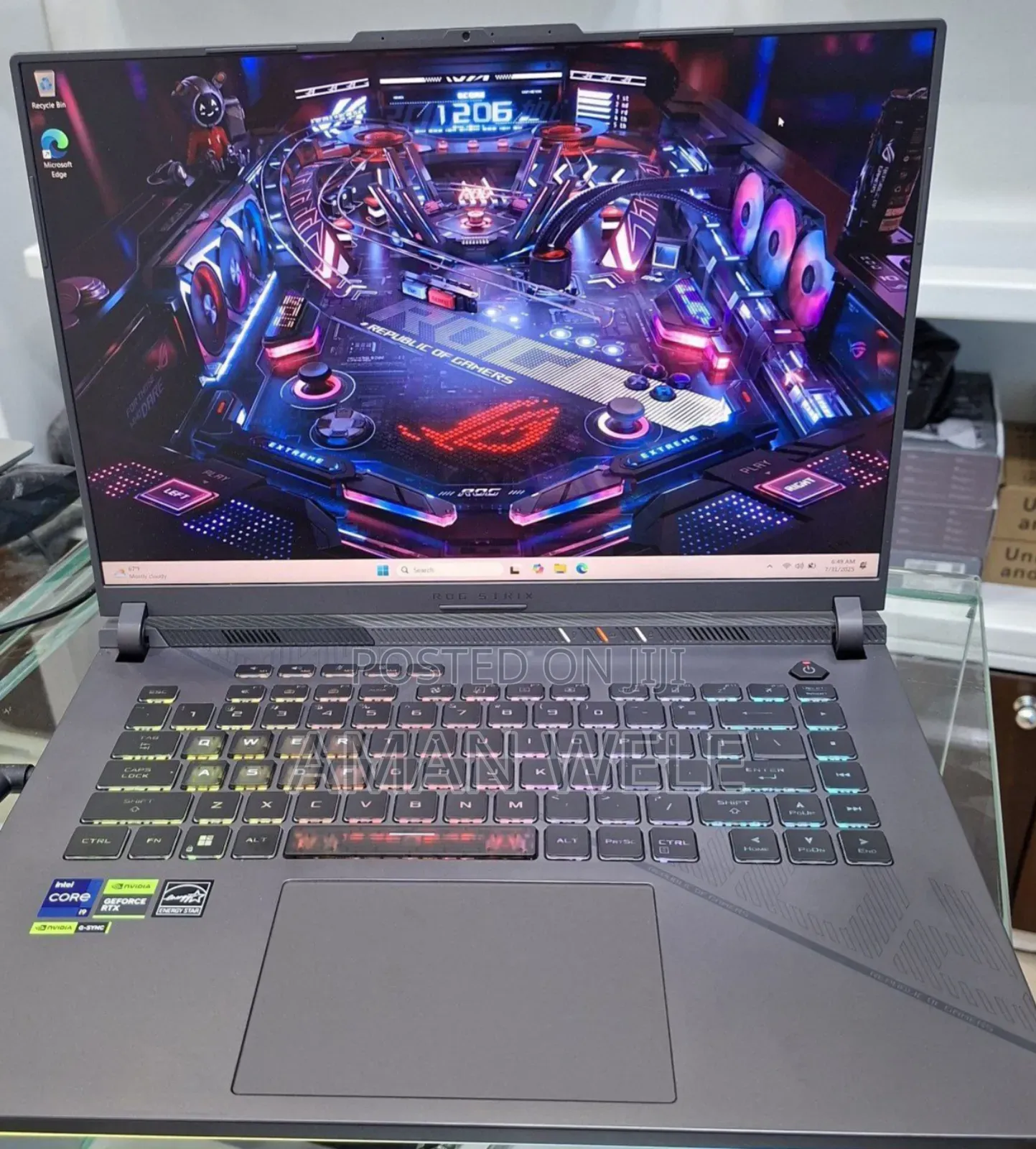 New Laptop Asus ROG Strix G15 32GB Intel Core I9 SSD 1T