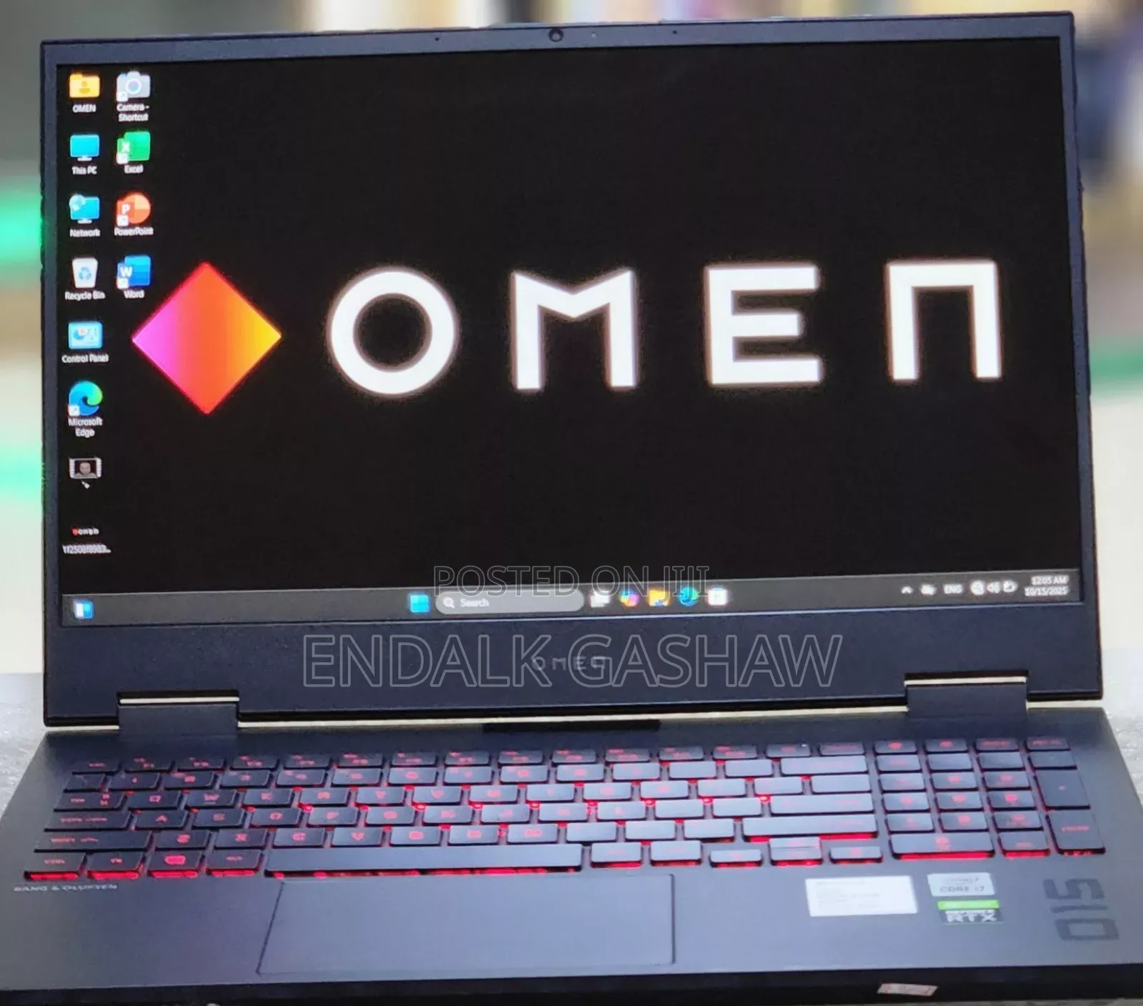 New Laptop HP Omen 15 16GB Intel Core I7 SSD 512GB