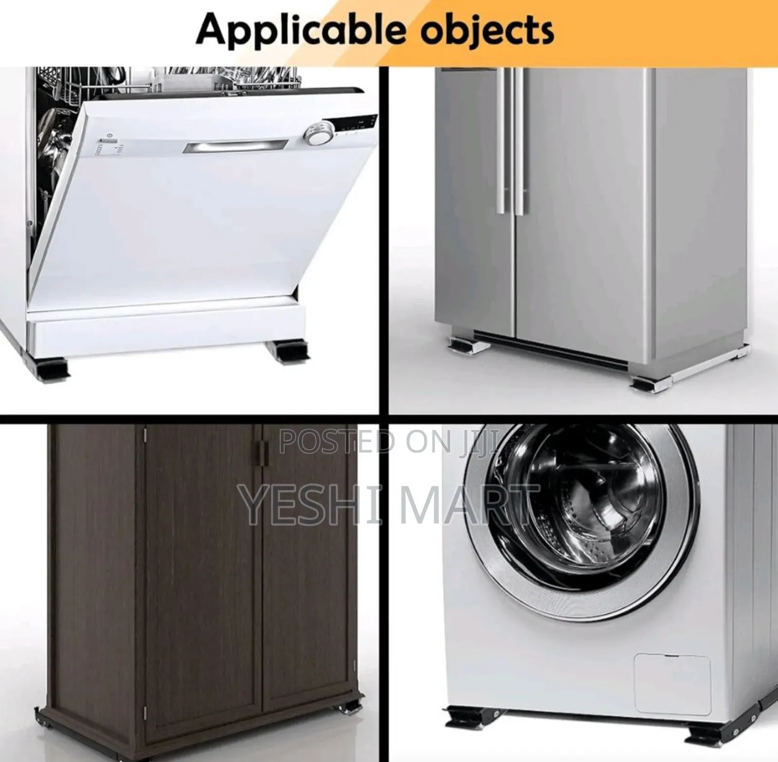Extendable Household Appliance Furniture Moving Wheels, Heavy-Duty