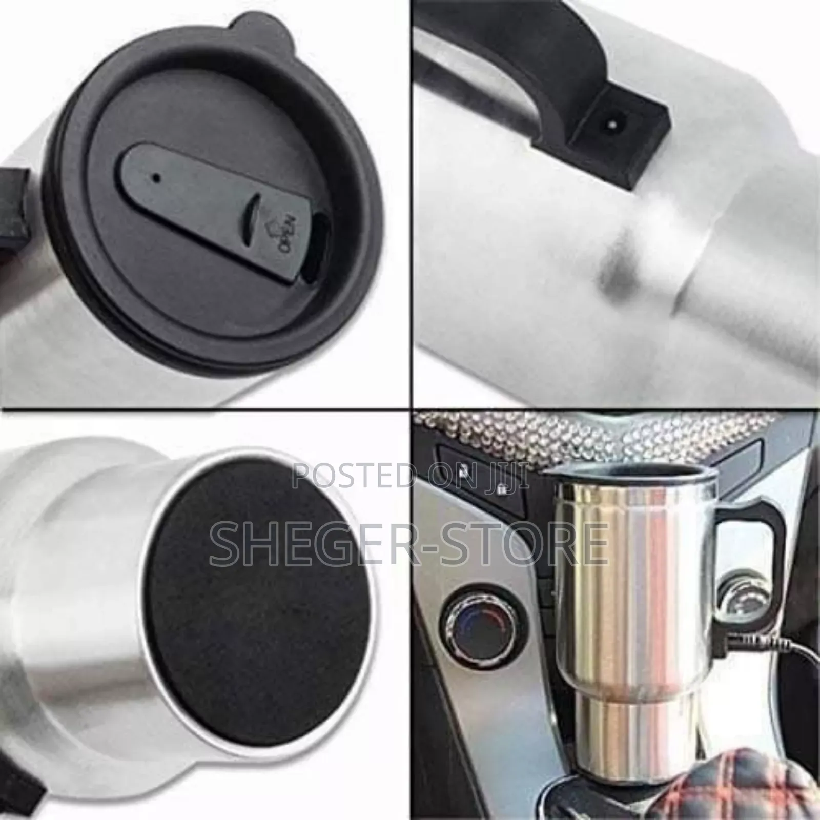 Orginal Car Heated Electric Travel Mug
( የመኪና ውስጥ ውሃ ማፍሊያና መጠጫ ኩባያ )