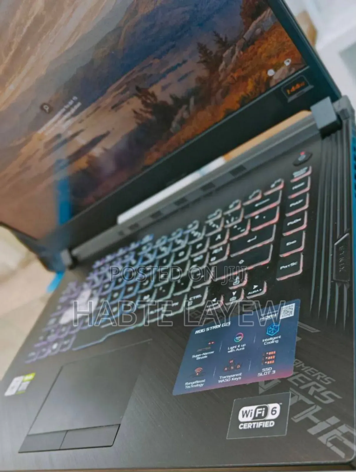 New Laptop Asus ROG Strix G15 16GB Intel Core I7 SSD 512GB