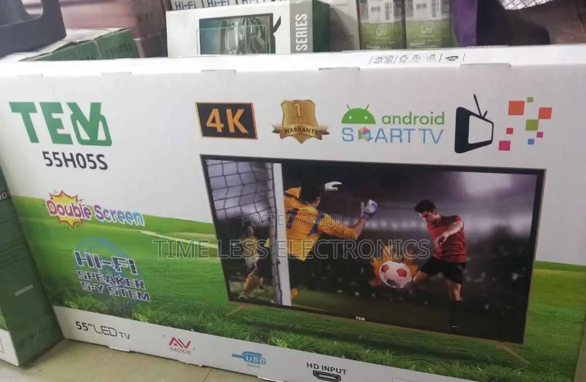  Tev 55” Frameless Smart Android Tv – Stunning Picture