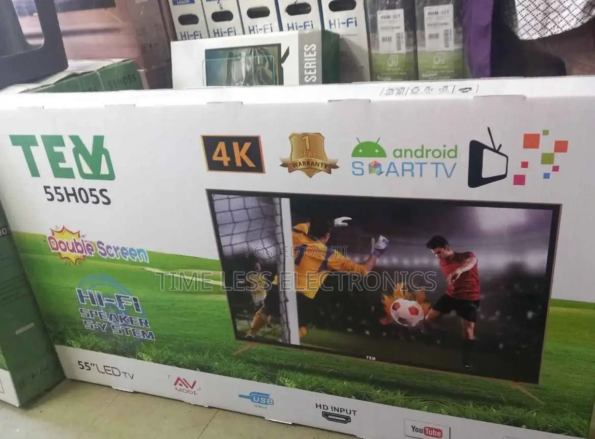  Tev 55” Frameless Smart Android Tv – Stunning Picture