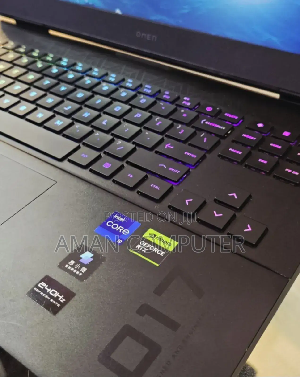 New Laptop HP Omen 17 16GB Intel Core I9 SSD 1T