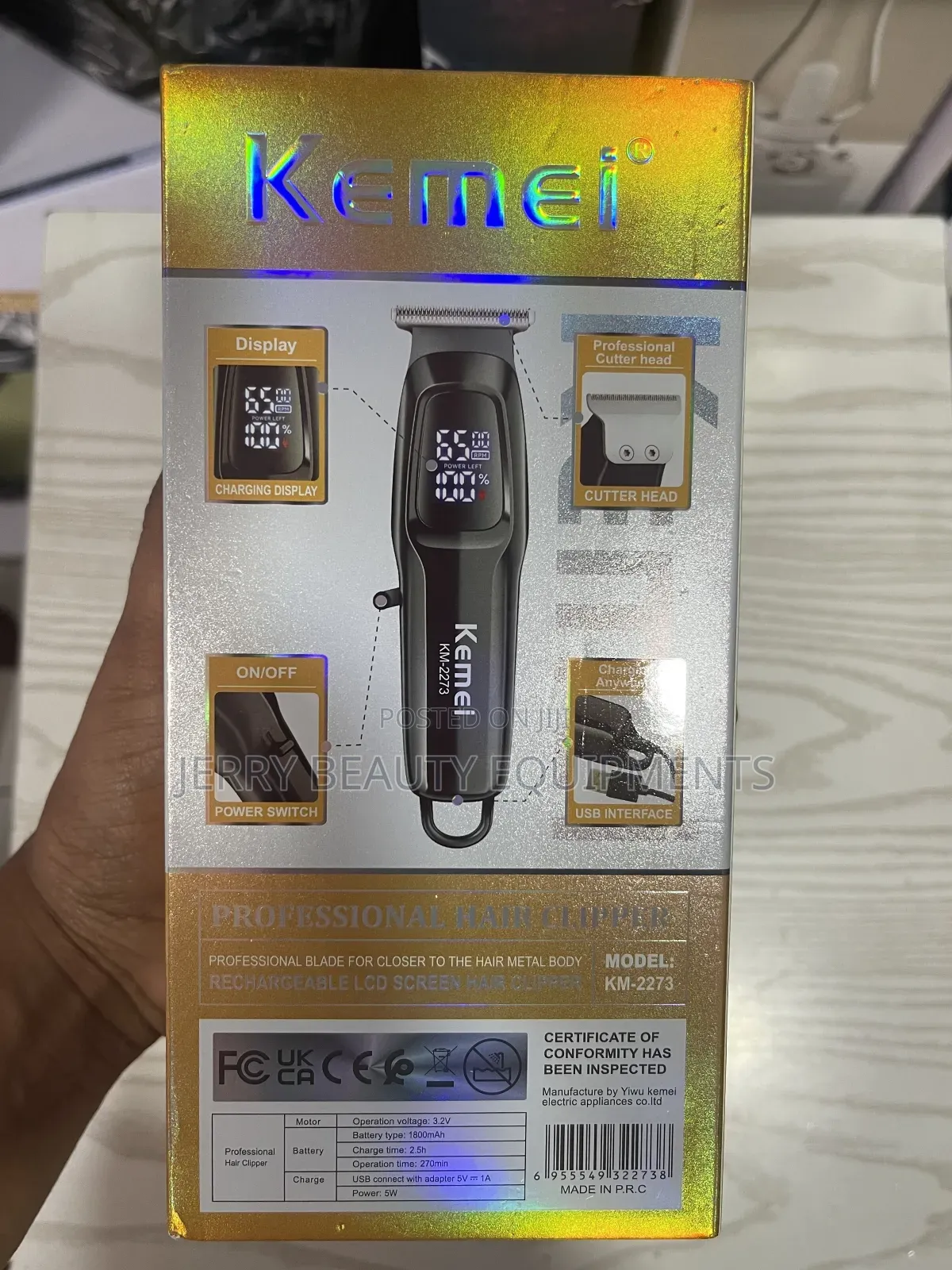 Kemei Km-2273 Professional Hair Clipper