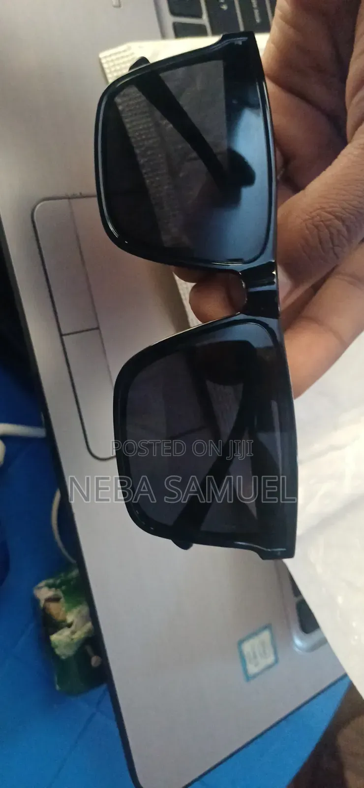 Retro Big Square Frame Black Cool Men Sunglassesuv400 Shades Protector