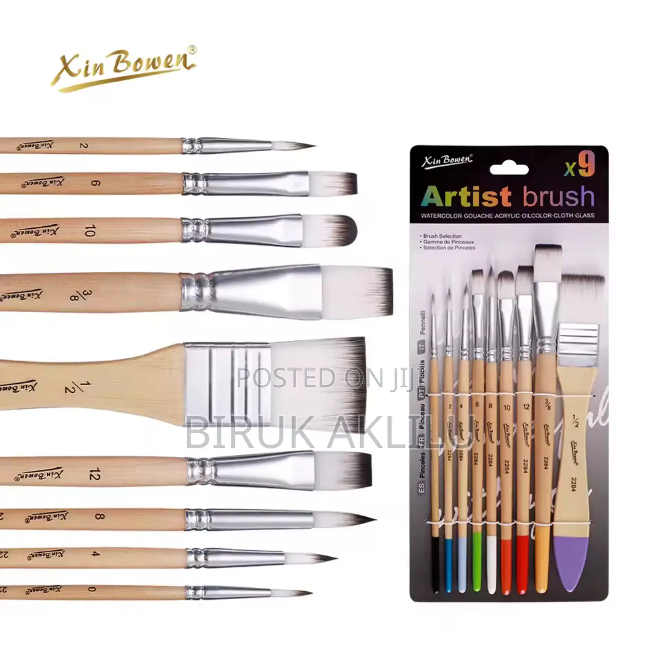 9 Nylon Brush Set