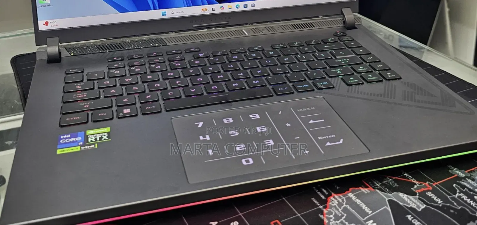 New Laptop Asus ROG Strix G15 16GB Intel Core i9 SSD 1T