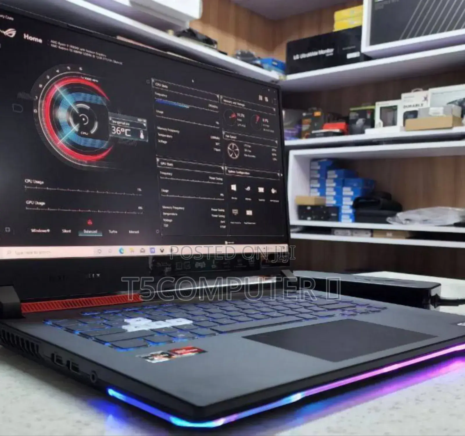 New Laptop Asus ROG Strix G15 16GB AMD Ryzen 9 SSD 512GB