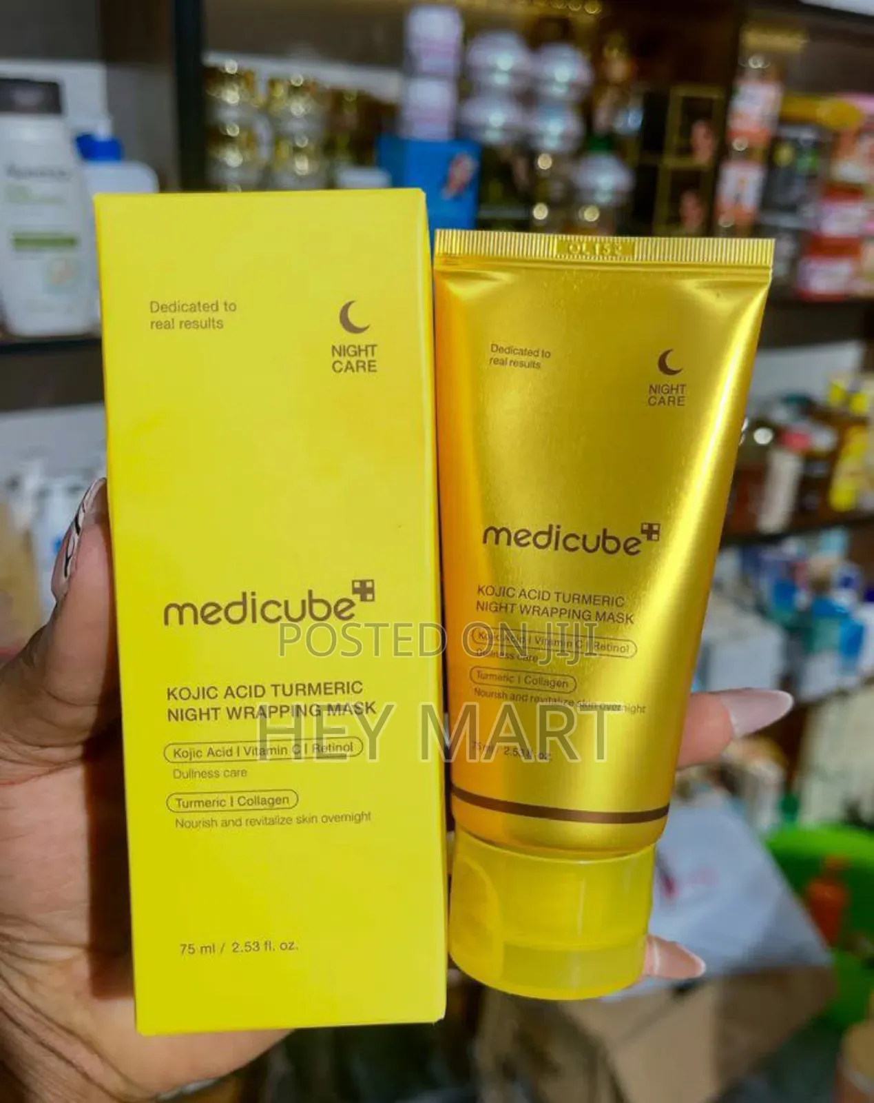 The Medicube Kojic Acid Turmeric Night Wrapping Mask