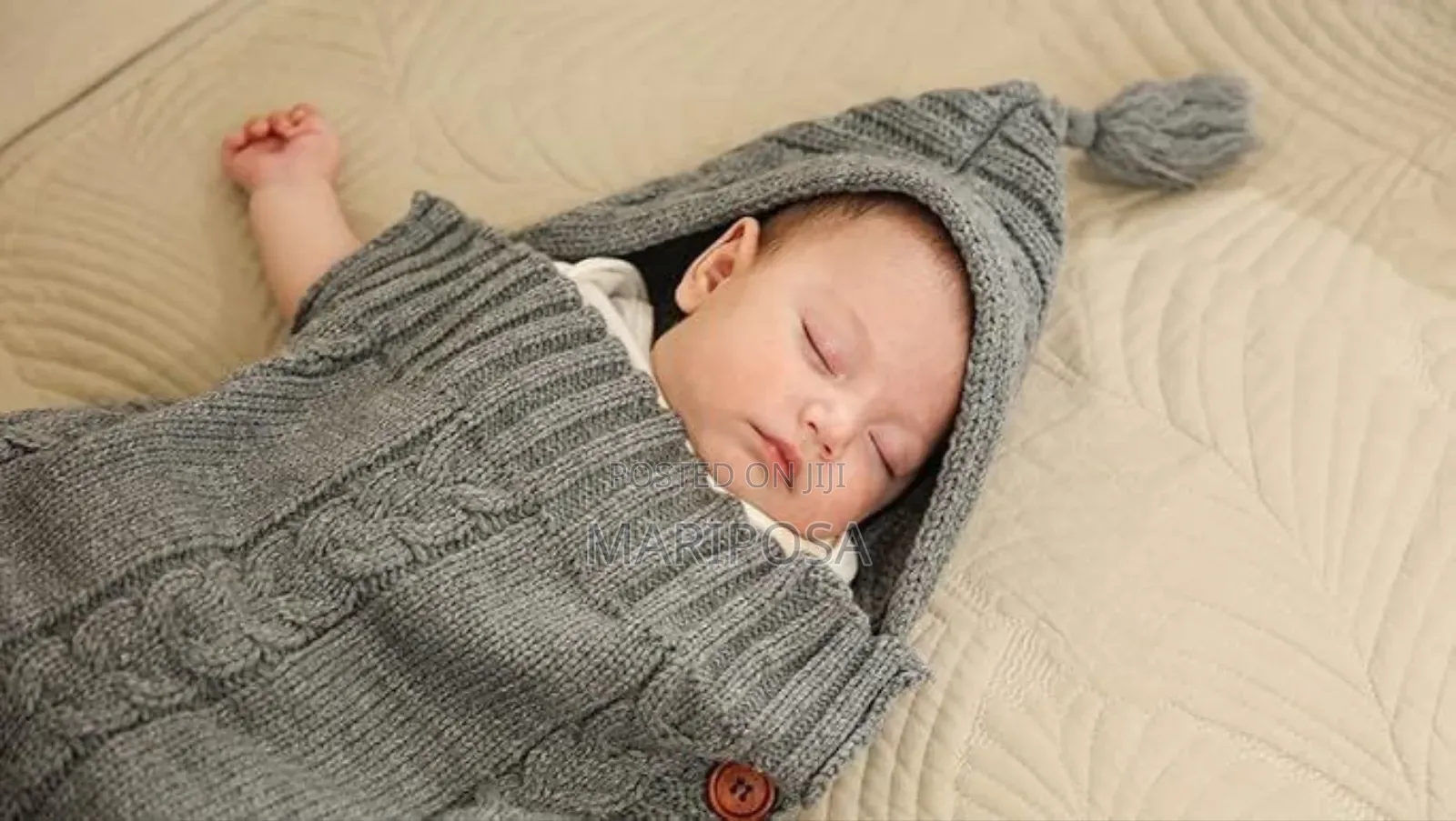 New Born Baby Wrap Swaddle Blanket Needle