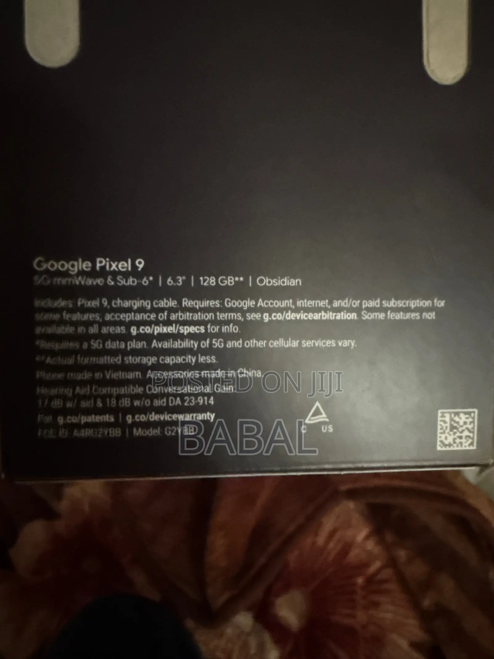 New Google Pixel 9 128 GB Black