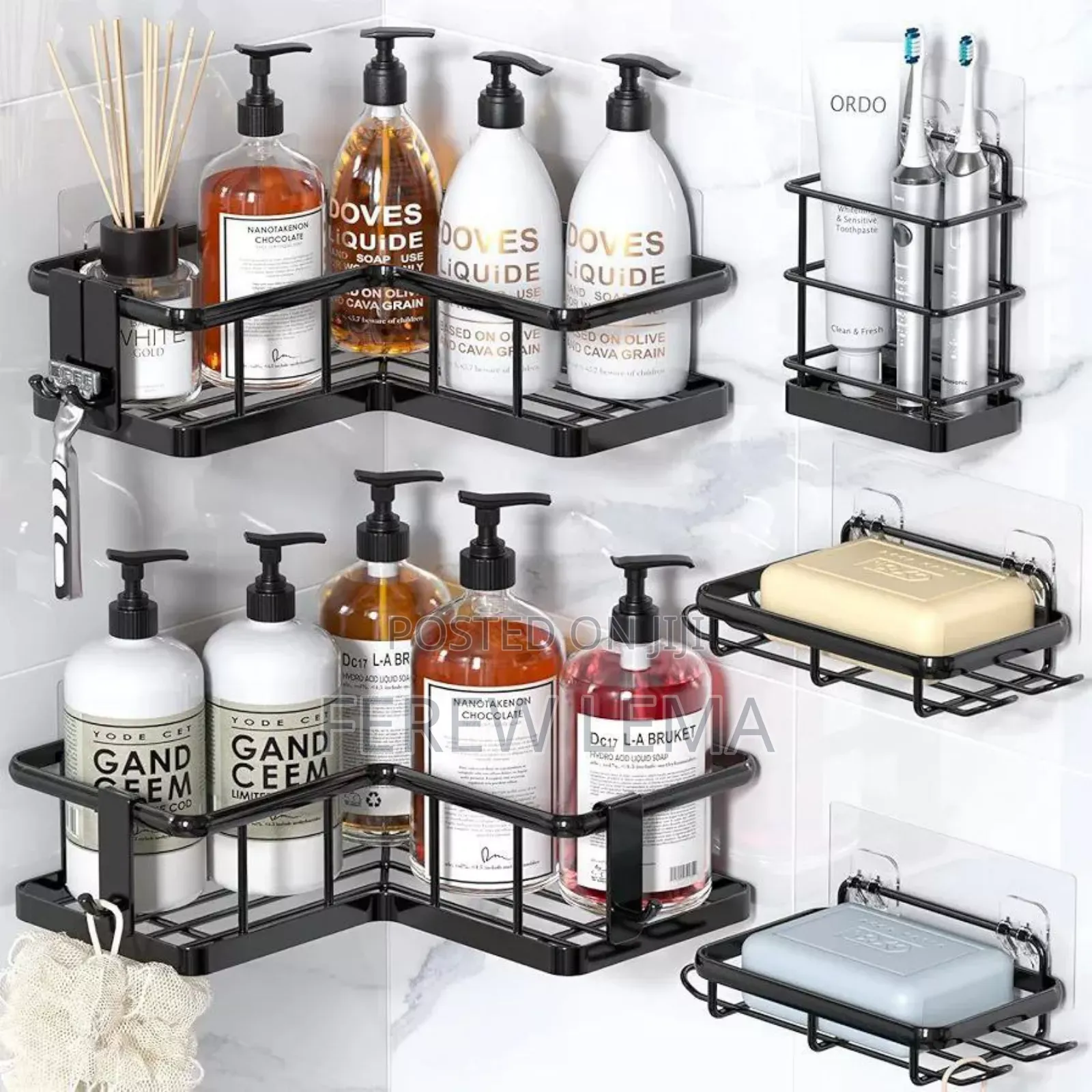 5 In 1 Shower And Kitchen Organizer Caddy