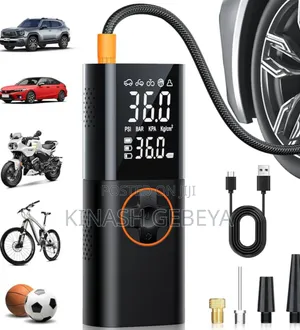 Photo - High Quality Multifunctional Car Tire Pumper