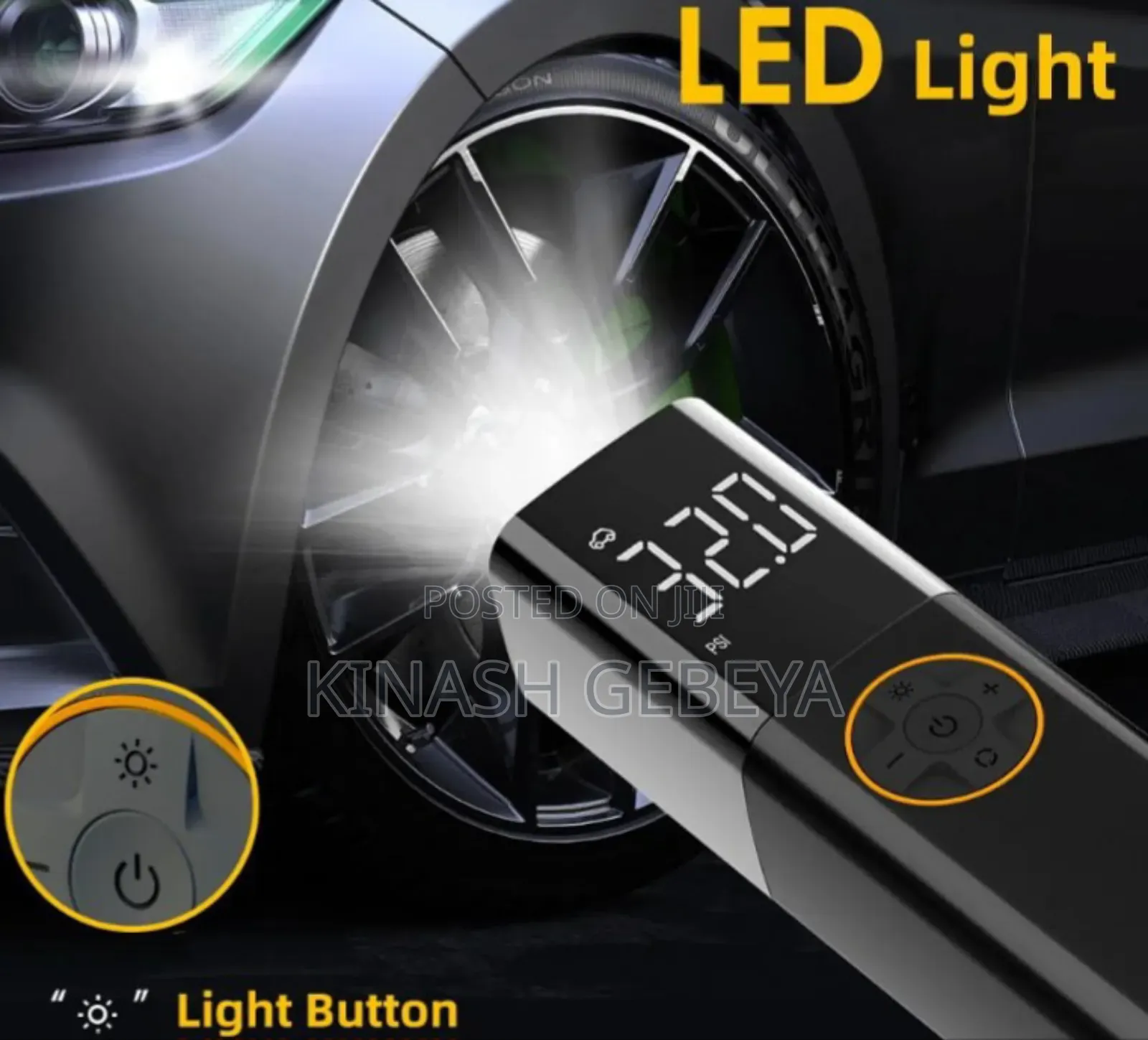 High Quality Multifunctional Car Tire Pumper