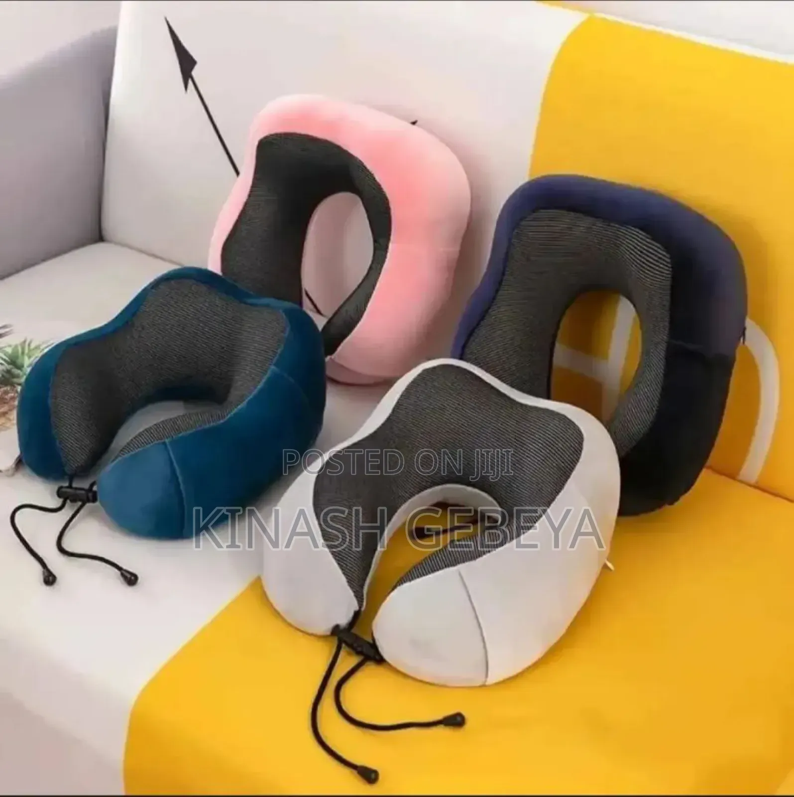 U Shaped Soft Travel Neck Pillow Massager