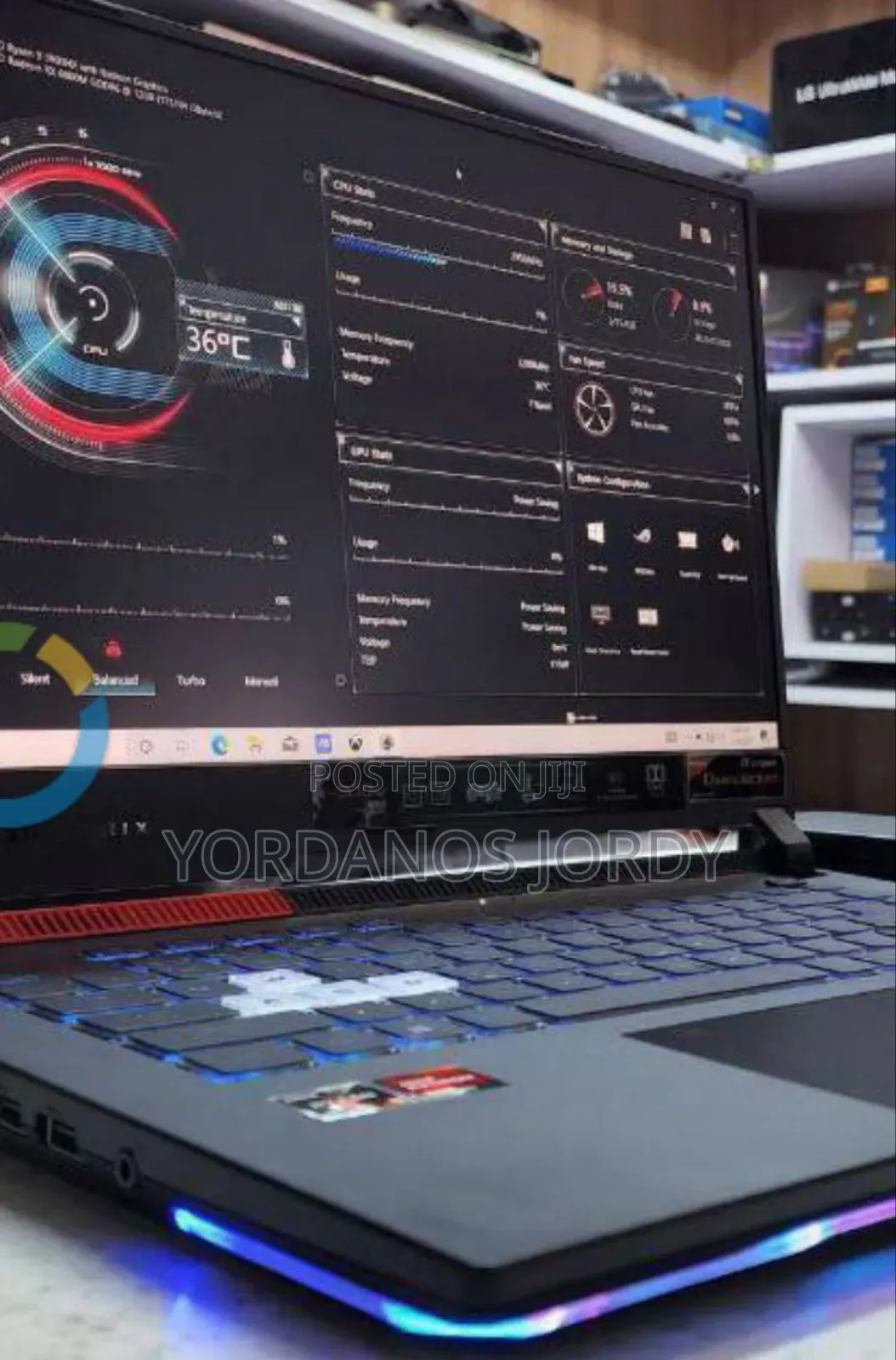 New Laptop Asus ROG Strix G16 G614 16GB AMD Ryzen 9 SSD 512GB