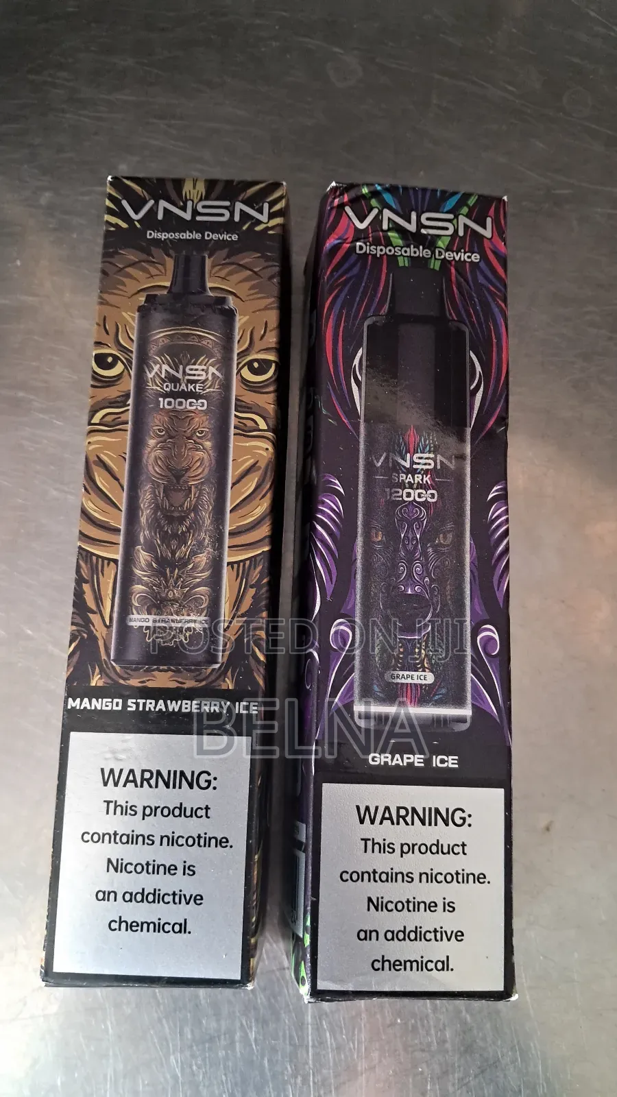 VNSN 12,000 Puff [Grape Ice]