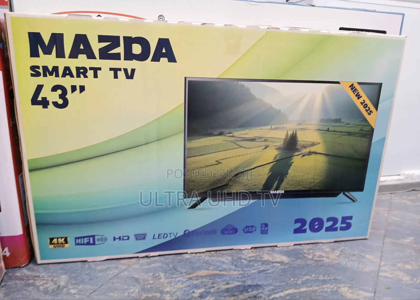 Mazda 43 Inch Smart Uhd Tv Double Glass Led 