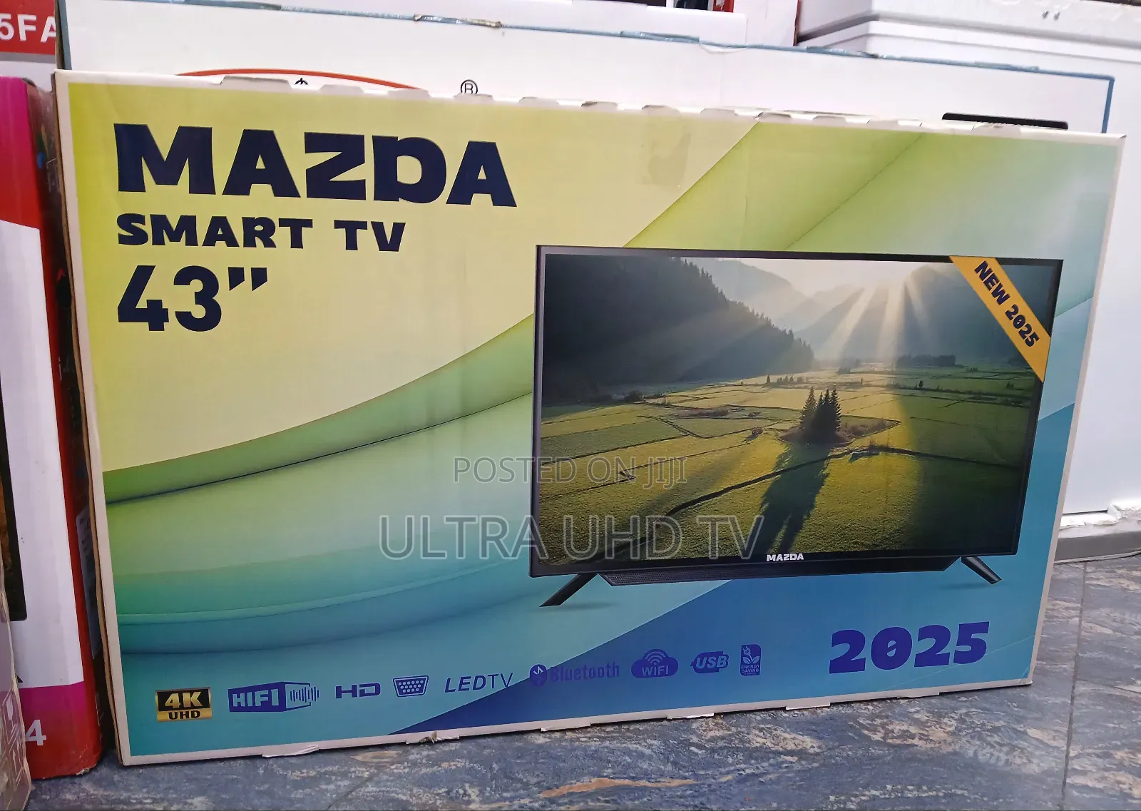 Mazda 43 Inch Smart Uhd Tv Double Glass Led 