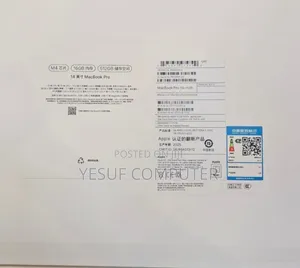 New Apple MacBook Pro 2024 M4 Max 14-Inch 16GB Apple M4 SSD 512GB