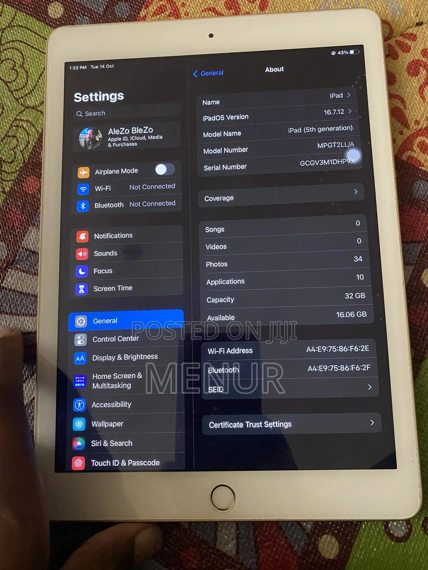 Apple iPad Pro 12.9 (2017) 32 GB Silver