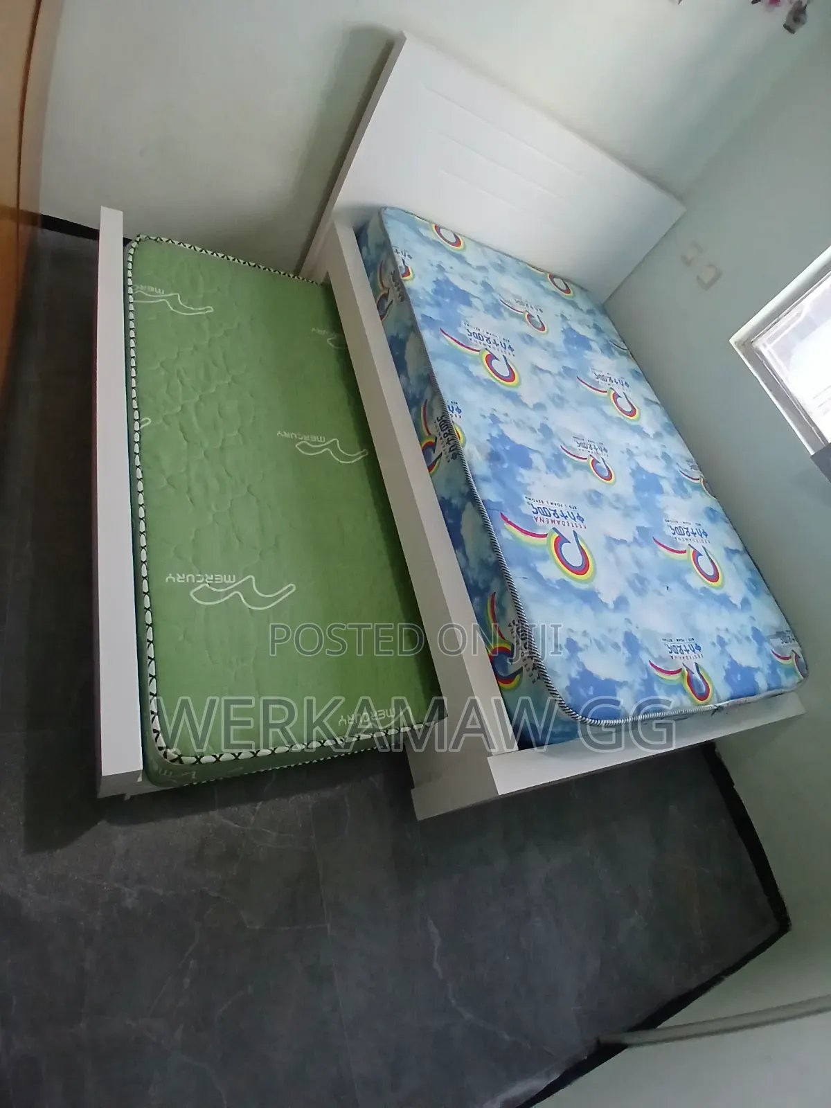 Bed 120m and 150m (አልጋ)3d Interior Design Furniture