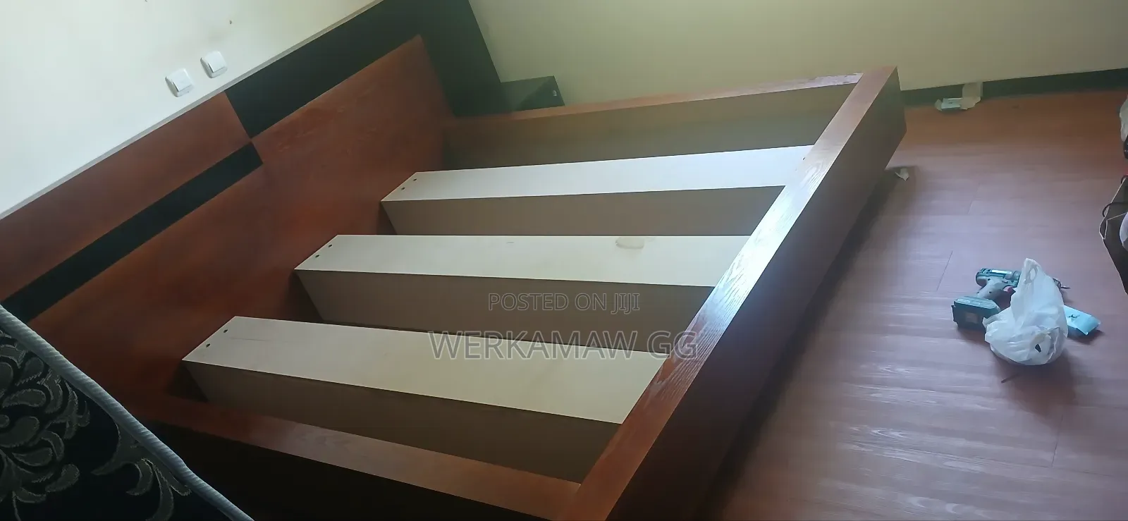 Bed 120m and 150m (አልጋ)3d Interior Design Furniture