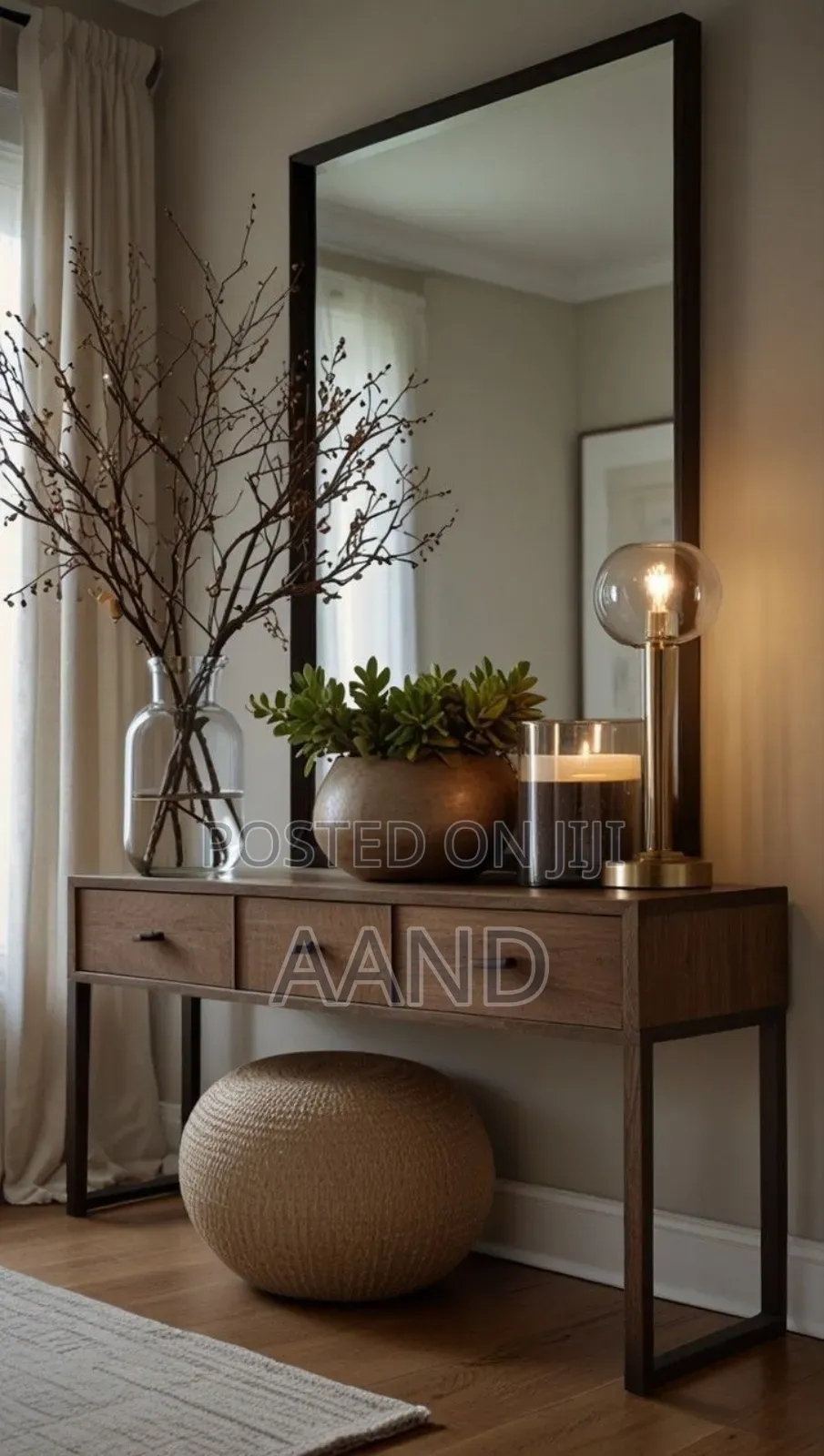 Console Table With Mirror