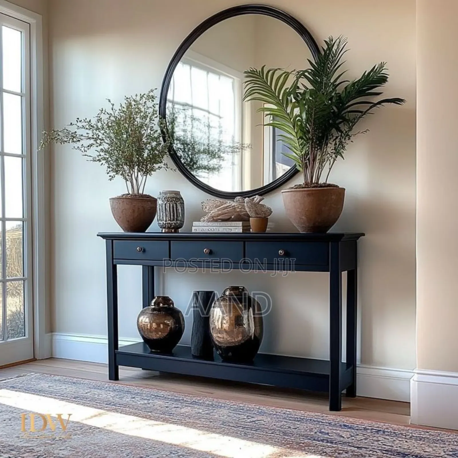 Console Table With Mirror