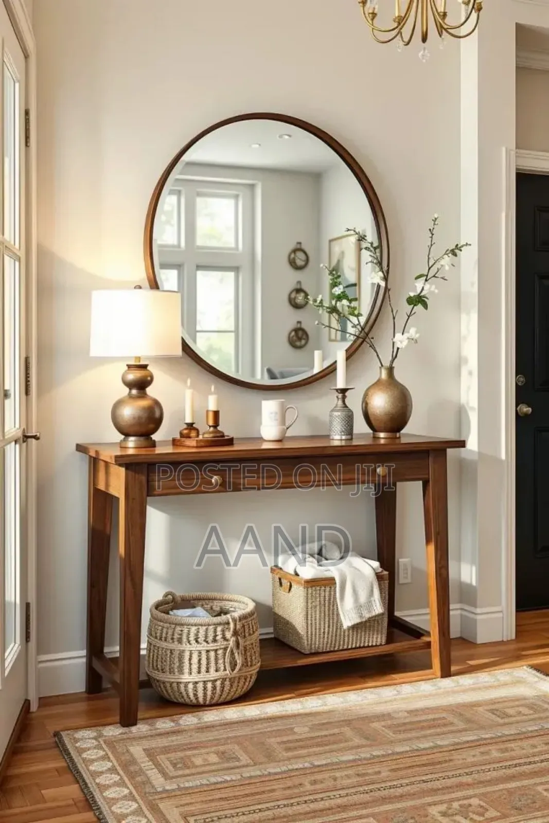 Console Table With Mirror