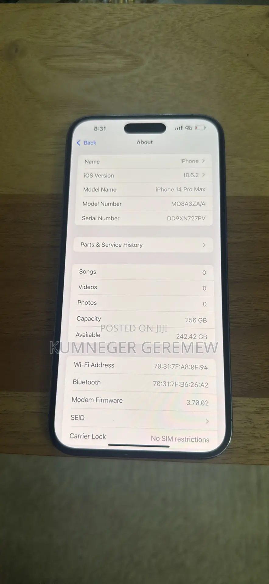 Apple iPhone 14 Pro Max 256 GB Purple