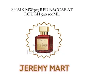 Photo - Shaik 100ml Mw 303 Baccarat Rough Red Unisex Perfume