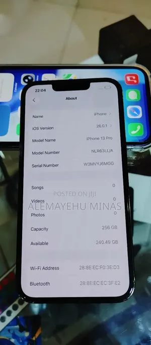 New Apple iPhone 13 256 GB Gray