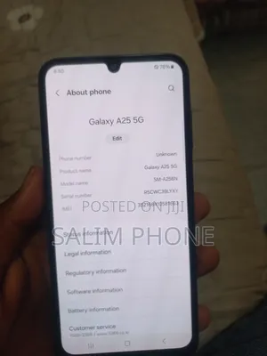 New Samsung Galaxy A25 128 GB Black