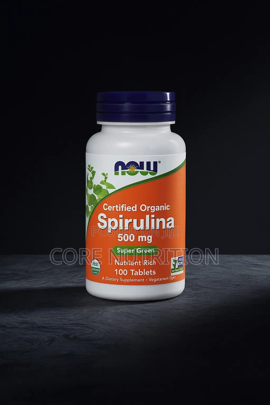 Spirulina 500 Mg , 100 Tablets