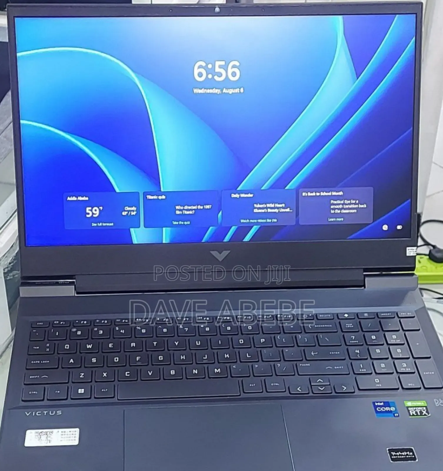 New Laptop HP Victus 16 16GB Intel Core I7 SSD 512GB