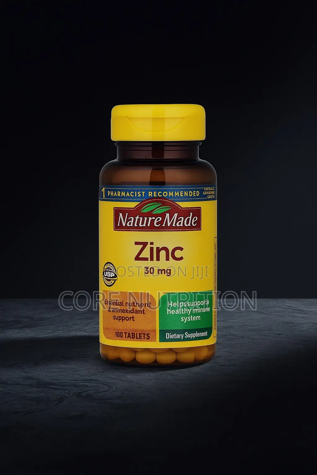 Zinc 30mg , 100 Tablets