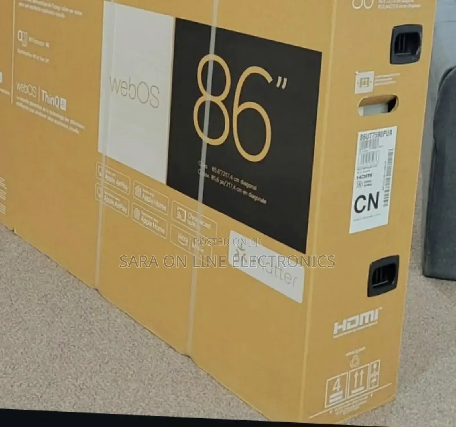 ▩Lg 86" New 2025 Framless Tv 10 Years Warranty Free Delivery