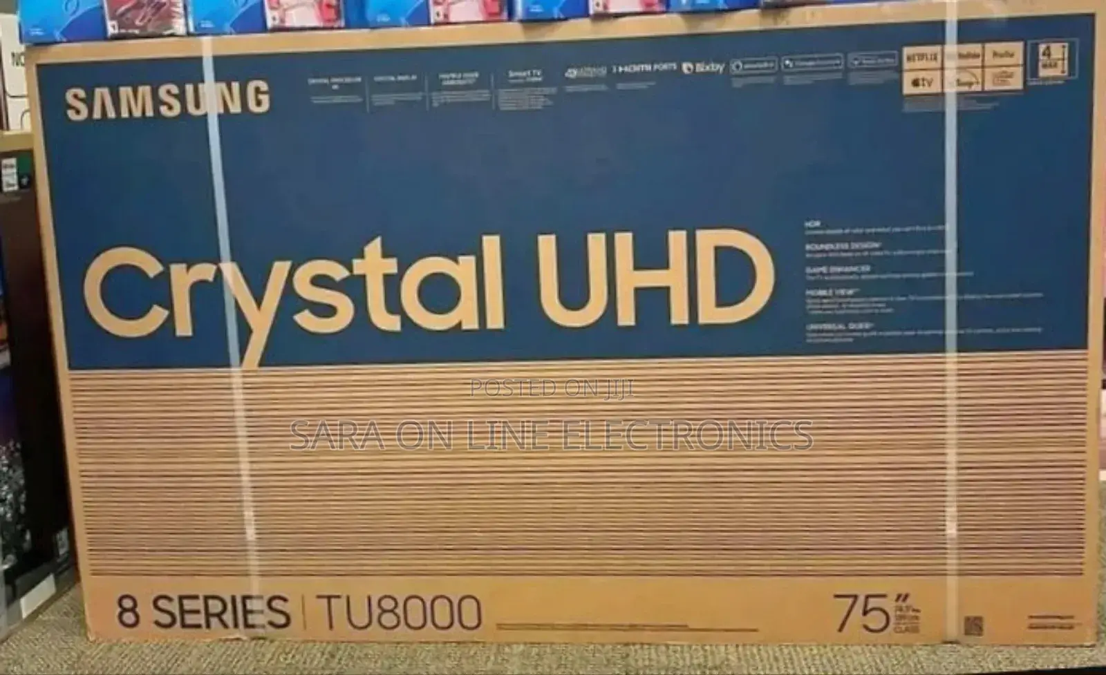 Samsung 75" 8 Series Tv 10 Years Warranty Free Delivery