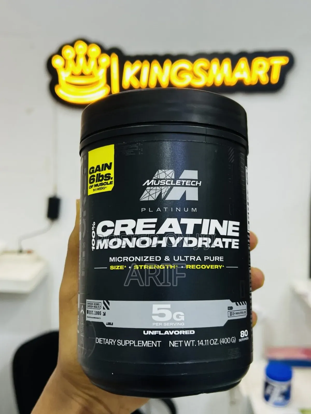 Muscle Tech Ultra Pure and Micronized 100% Creatine Monohydrate( Mt )