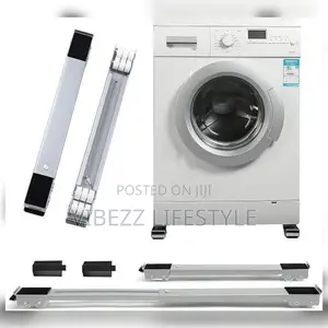 Photo - Adjustable Moving Roller Wheels Stand With Brake.