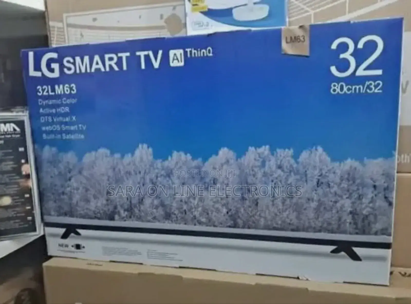 Lg 32" New 2024 Backed 3 Years Warranty Free Delivery