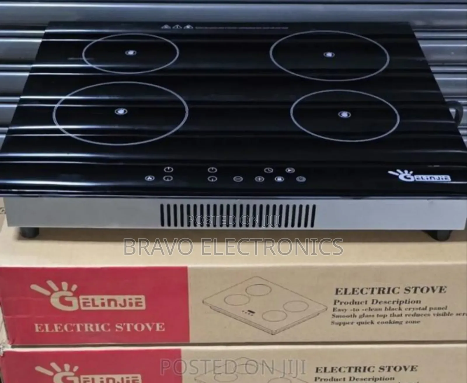  Gelinji 4 Electric Touch Stove – Original Power Modern Style!