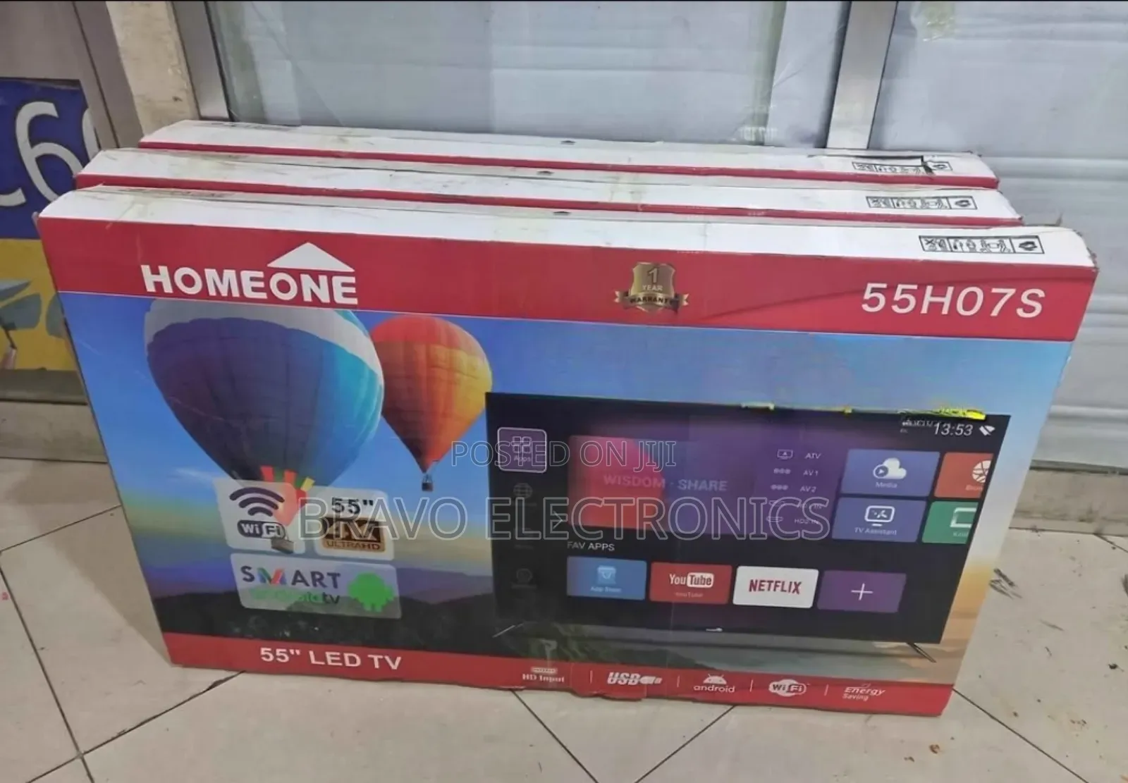  Homeone 55" Smart Tv – Bigger, Smarter Sharper! 