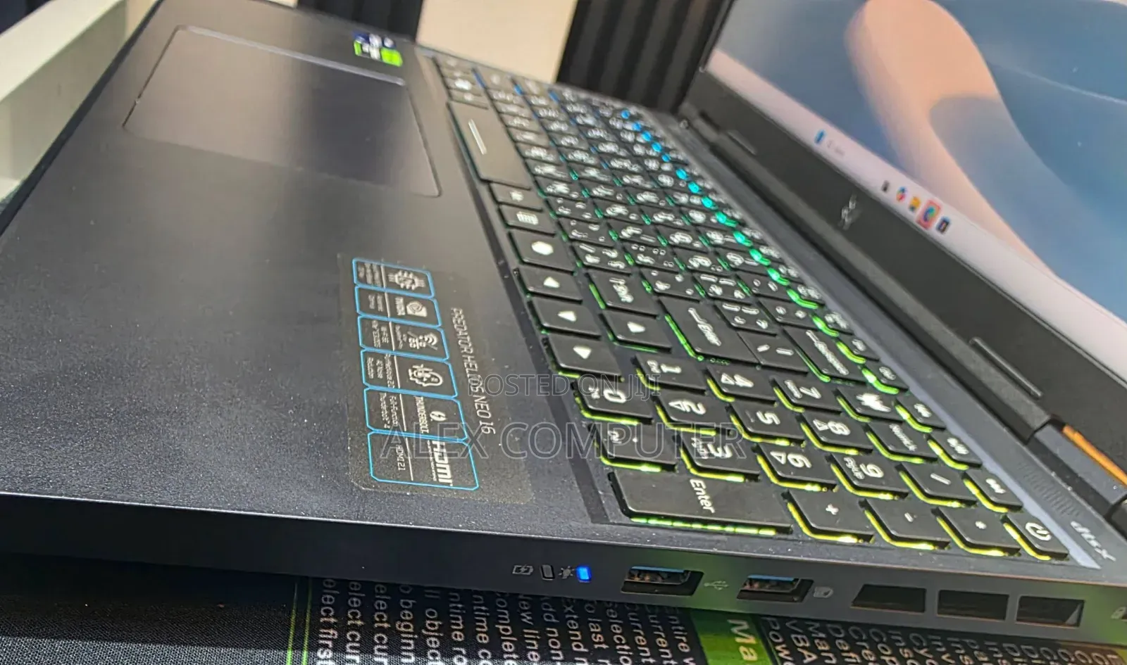 New Laptop Acer Predator Helios Neo 16 16GB Intel Core I9 SSD 1T