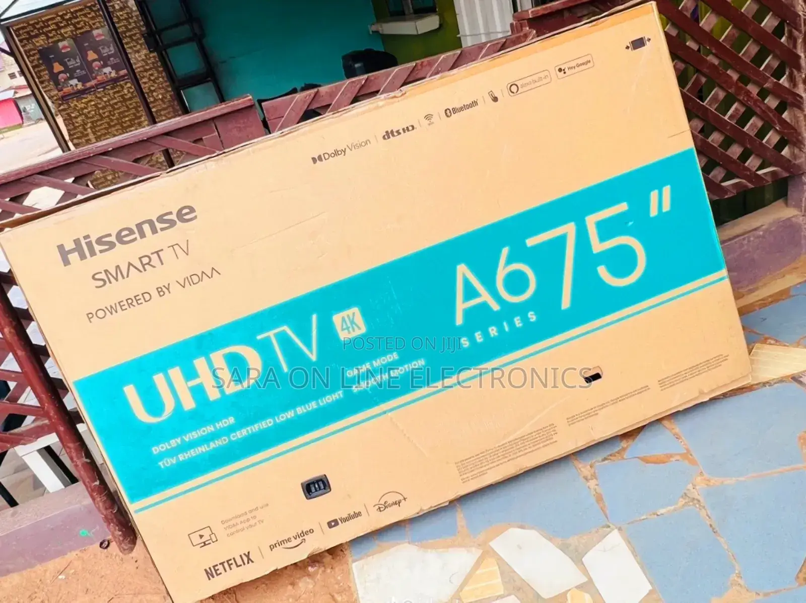 Hisence 75" A6 Series Smart Uhd Tv New 2025 Free Delivery