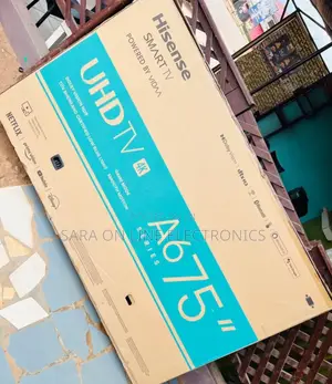 Hisence 75" A6 Series Smart Uhd Tv New 2025 Free Delivery